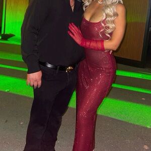 Elegant Red Maxi Dress